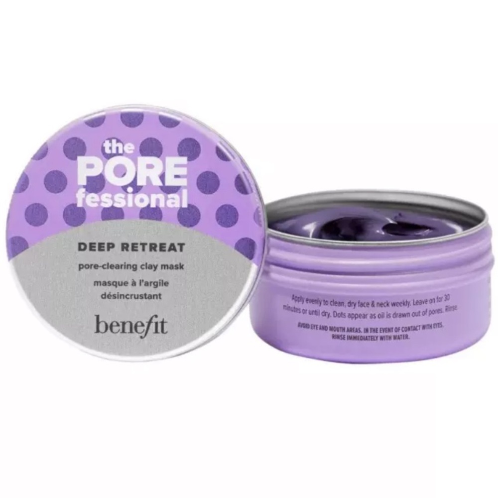BENEFIT The Porefessional Deep Retreat Pore-clearing Clay Mask - 1 oz NIB